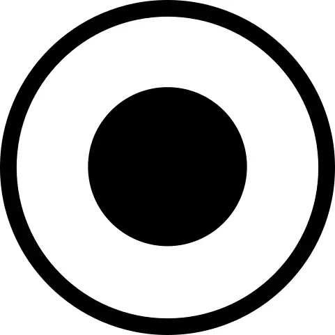 圆形的原子圆形符号