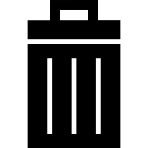 Trash can with cover