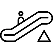 Mechanic Stairs Going Up