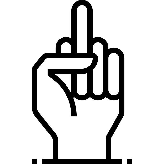 Middle finger