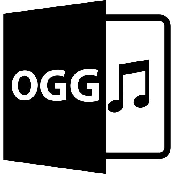 Ogg audio file format symbol