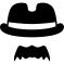 Hat with Mustache