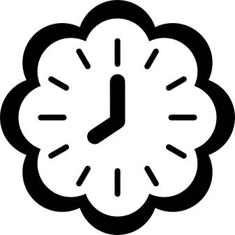 花形时钟