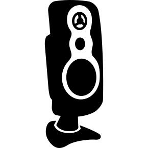 Computer speaker with stand