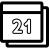 Calendar page in day 21