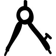Drawing compass hand drawn tool