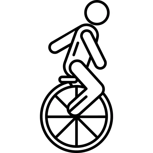 Man Cycling