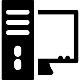 Screen and Computer Tower