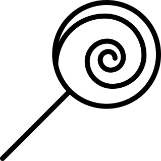 swirl lollipop