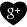 Heart with Google plus social media logo