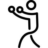 Boxing stick man