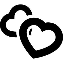 Hearts outlines of gross lines