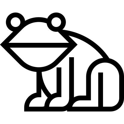 Frog Facing Left