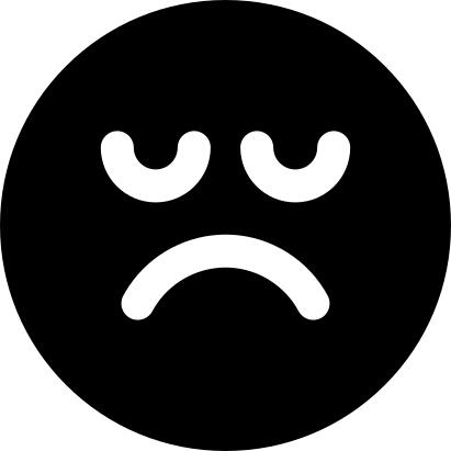 Sad face