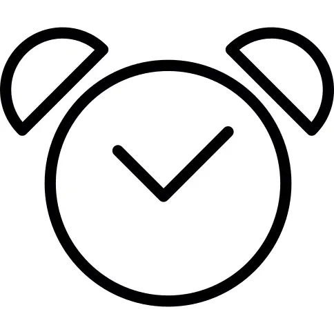 Alarm bell clock