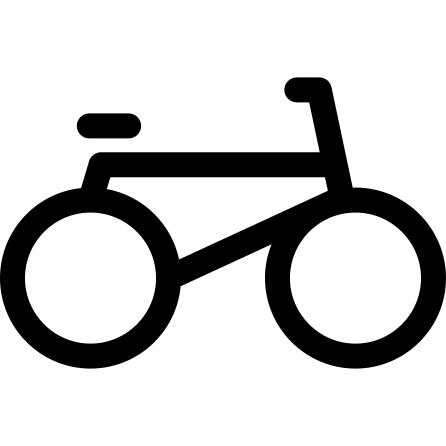 Bicycle side view