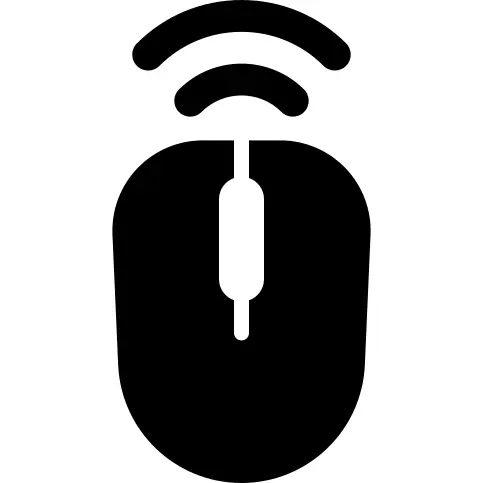 带信号的无线鼠标