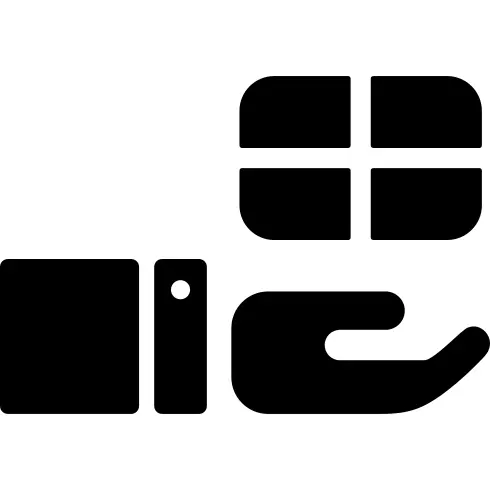 Hand Holding a Package