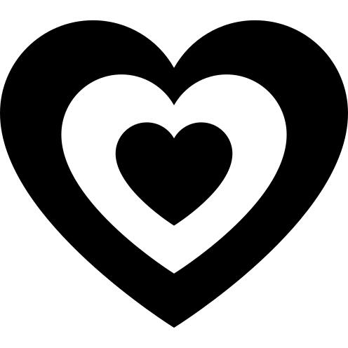Three Hearts superpose