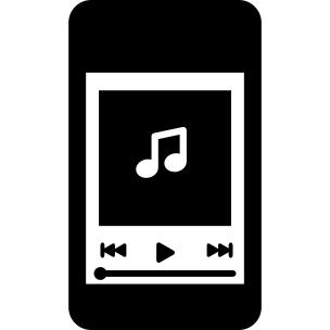 iPhone music player