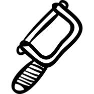 Saw hand drawn tool