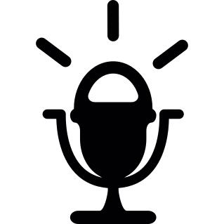 Retro studio microphone