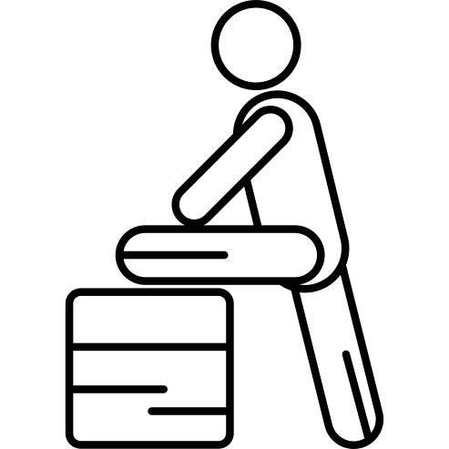 Man Stretching Leg