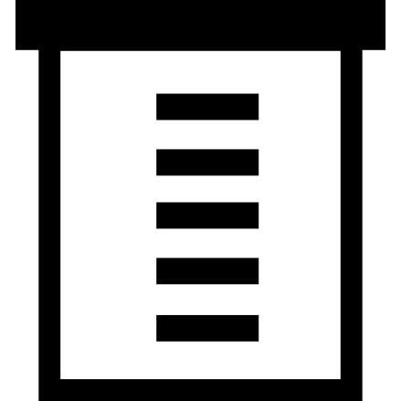 Text lines on paper