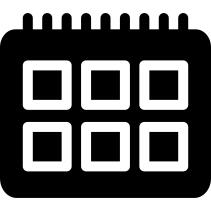 Calendar  with squares