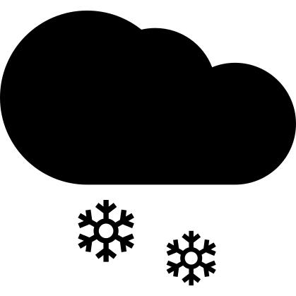 Snowing sky