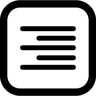 Right Alignment Button
