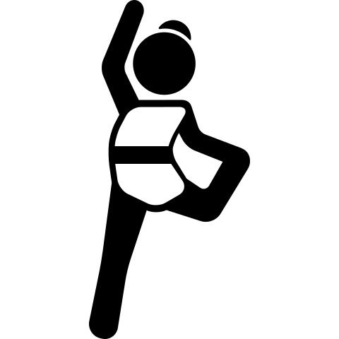 Girl Bending Leg