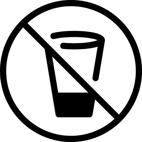 No drinks