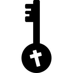 Halloween crypt key