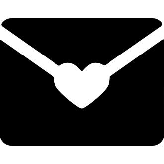 Letter sealed with a heart