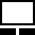 Double footer layout design interface symbol