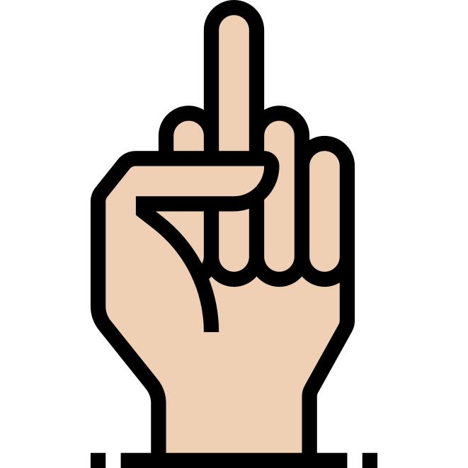 Middle finger