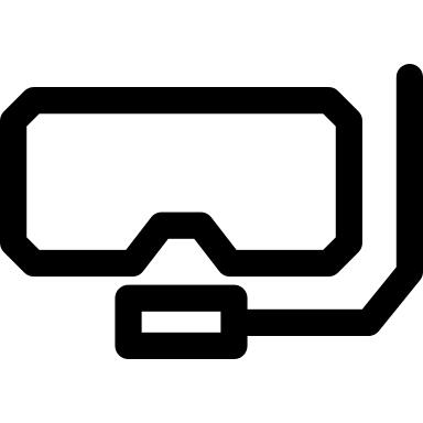 Goggle and snorkel