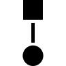 square connected to circle graphic