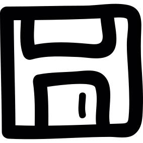 Floppy disk doodle