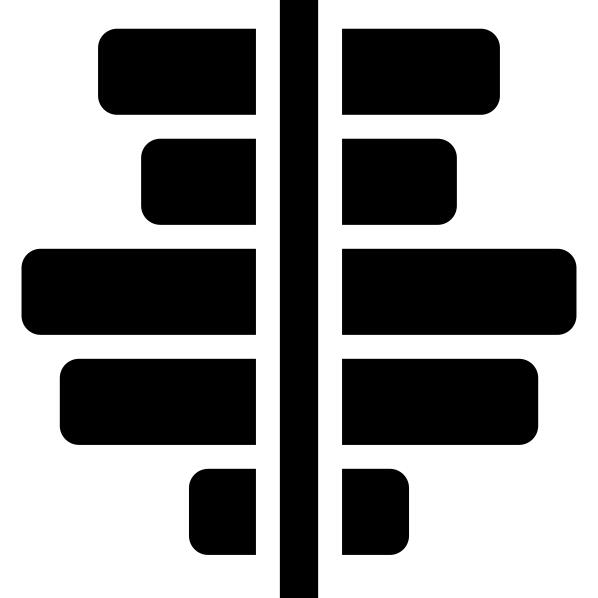 Horizontal bars graphic