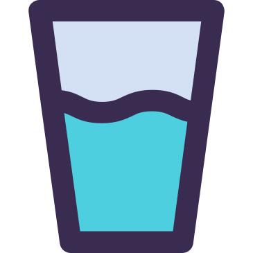 Glass of water
