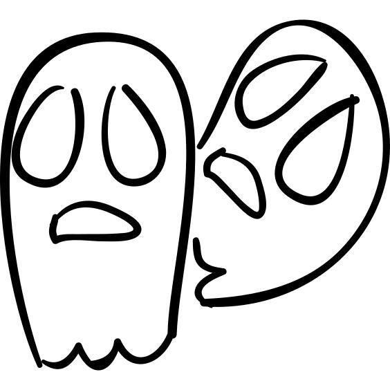 Ghosts couple outlines