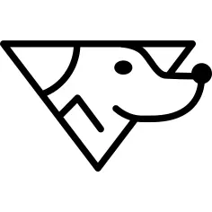 Dog head variant outline