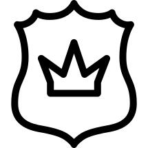 Shield with Queen Crown