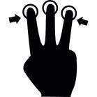 Three fingers hand