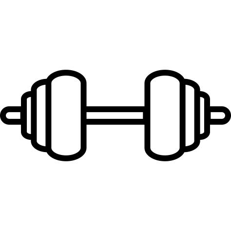 Dumbbells outline