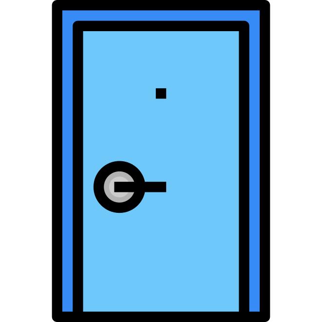 Exit door