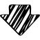 Sketched arrow pointing down