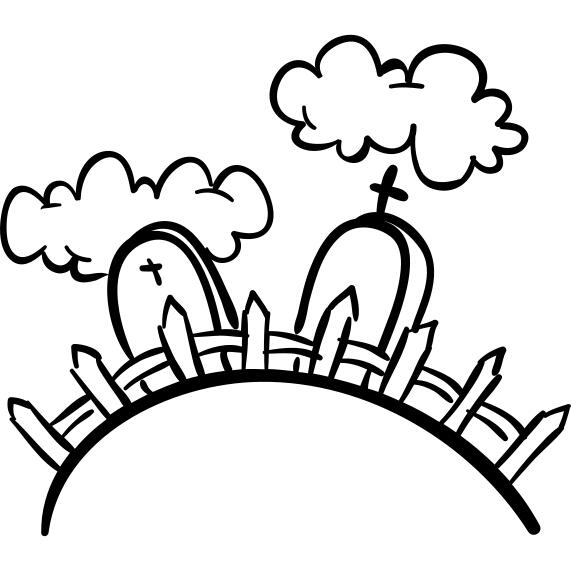 万圣节墓地